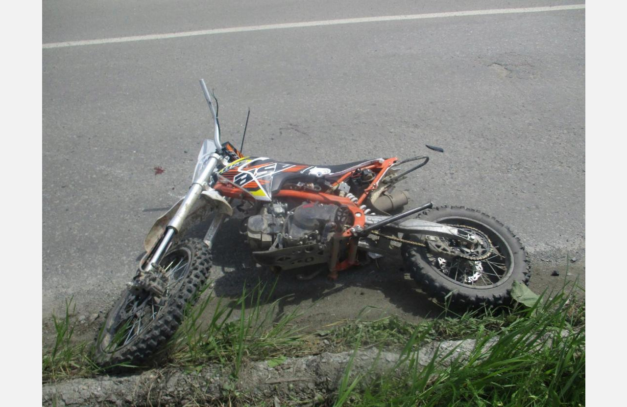 В Златоусте пьяный подросток на мотоцикле устроил аварию