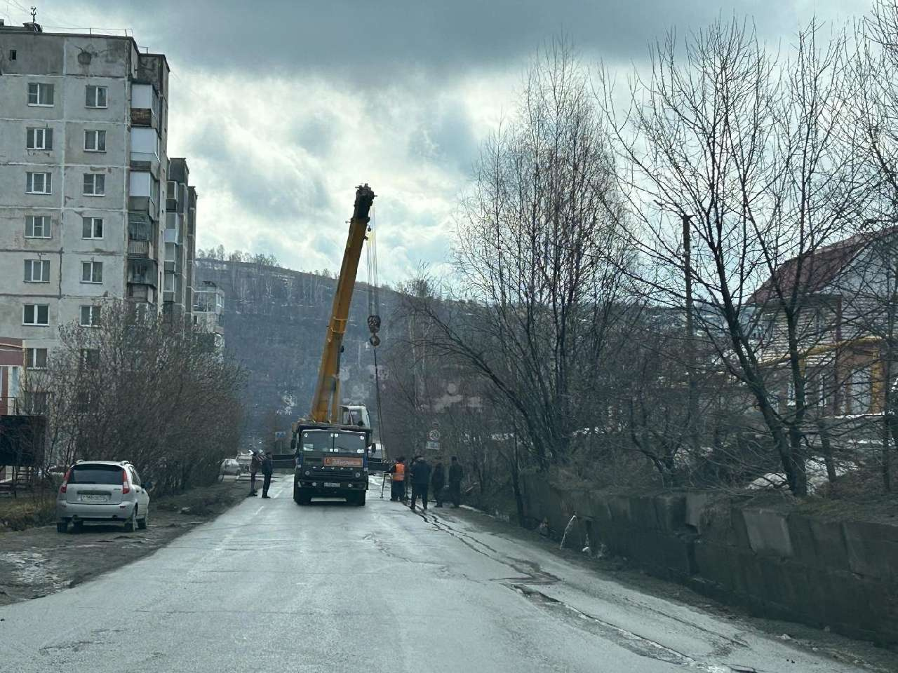 В Златоусте отремонтируют ещё одну подпорную стену