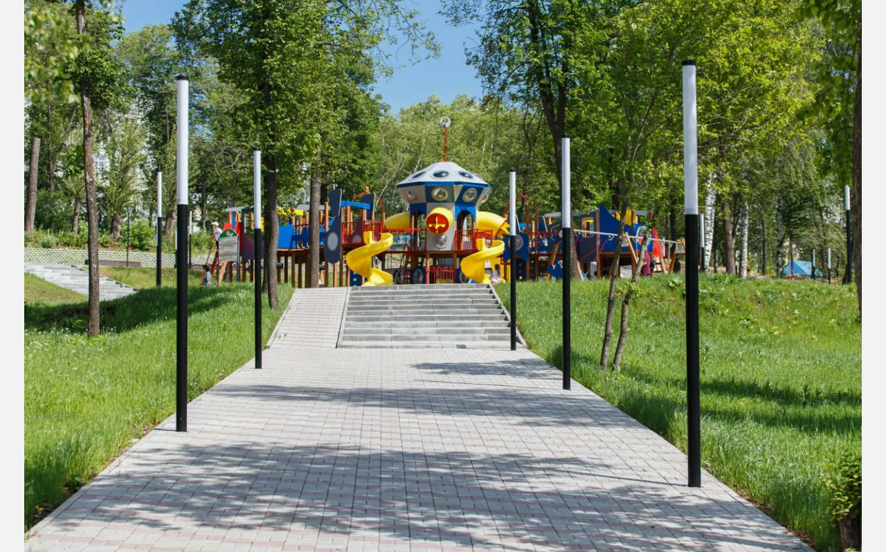 В златоустовском парке уложат резиновое покрытие