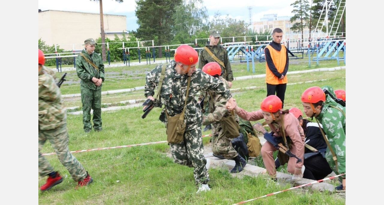 Кадеты и юнармейцы из Златоуста победили в областной «Зарнице»