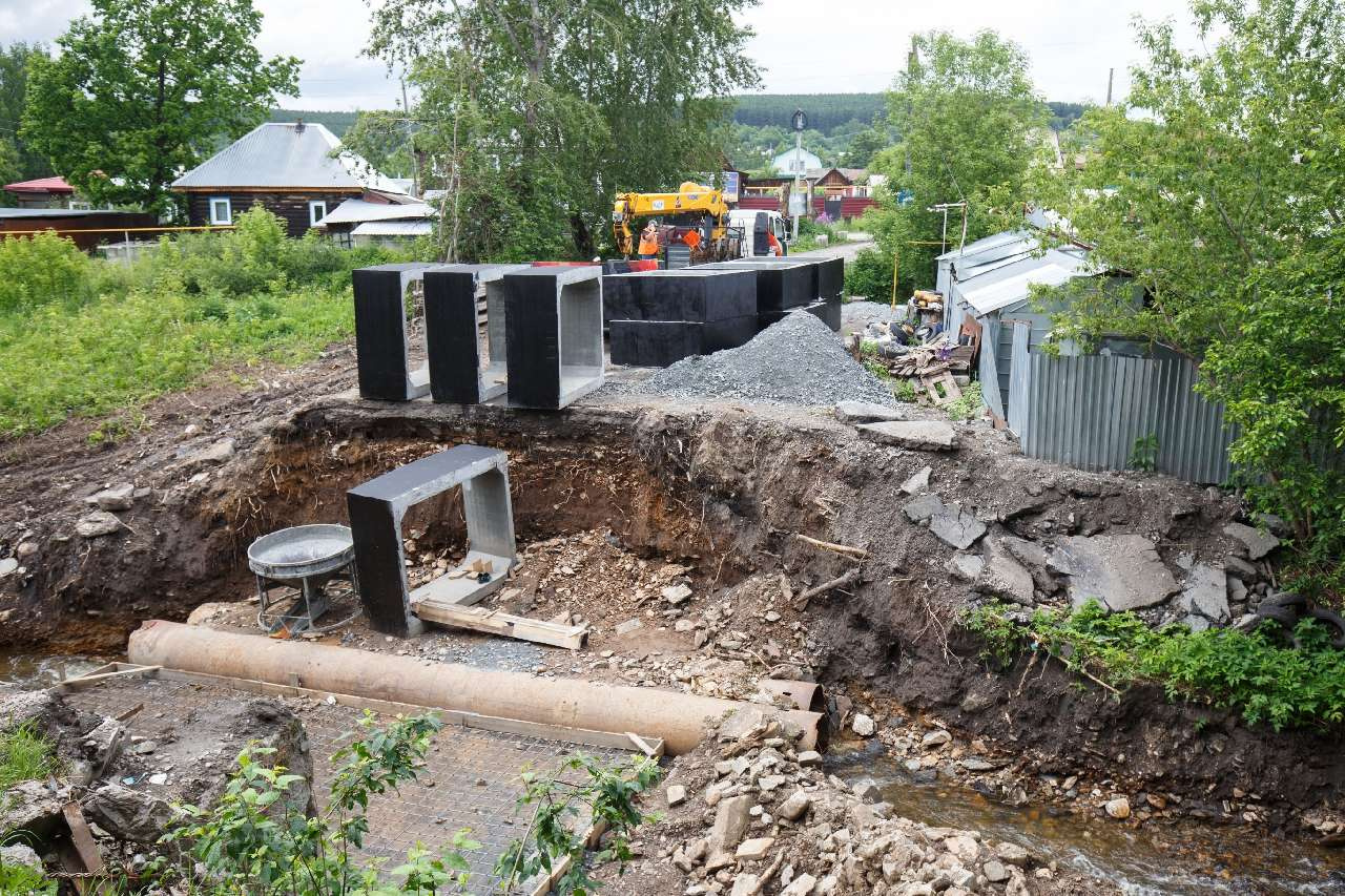 Ремонт моста в Златоусте обещают завершить раньше срока
