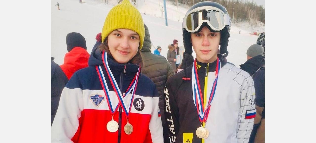 Серебряный дубль: златоустовские сноубордисты отличились в чемпионате области