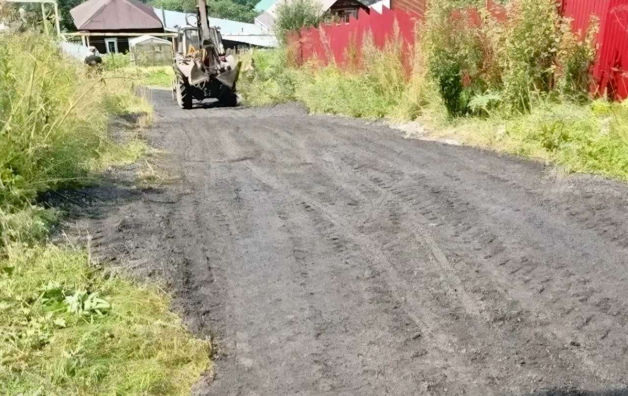В Златоусте отремонтировали дорогу в частном секторе
