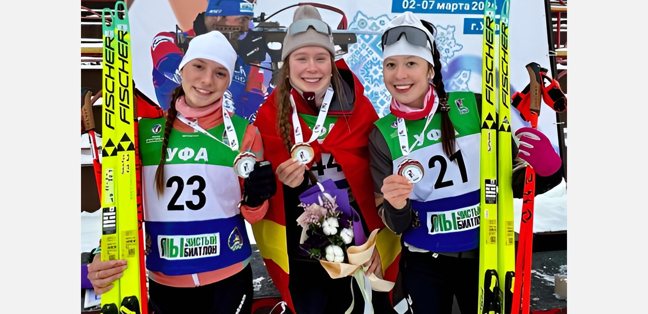 Златоустовская спортсменка выиграла биатлонную гонку в Уфе
