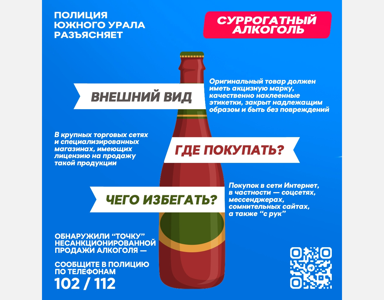 Только официально: жителям Златоуста напомнили об опасности суррогатного алкоголя